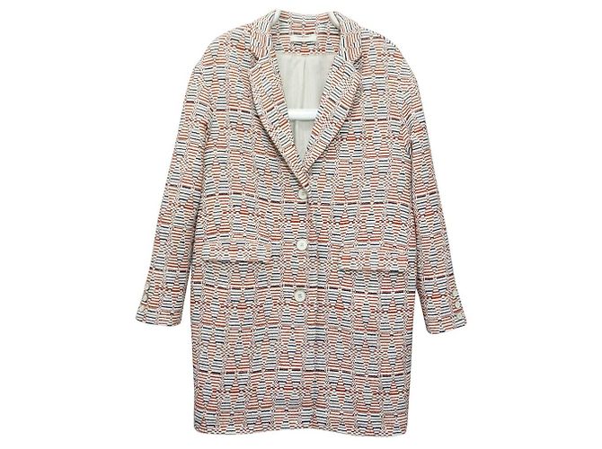 Sessun Vida Util Multicoloured Jacquard Tapestry Coat Multiple colors