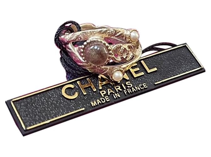Chanel Bagues Métal Bijouterie dorée  ref.446821