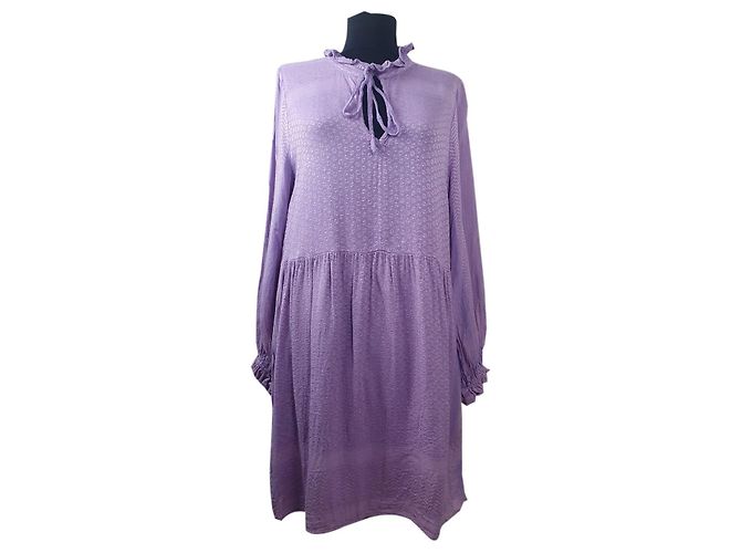 Cecilie Copenhagen Frida Kleid Lila Viscose