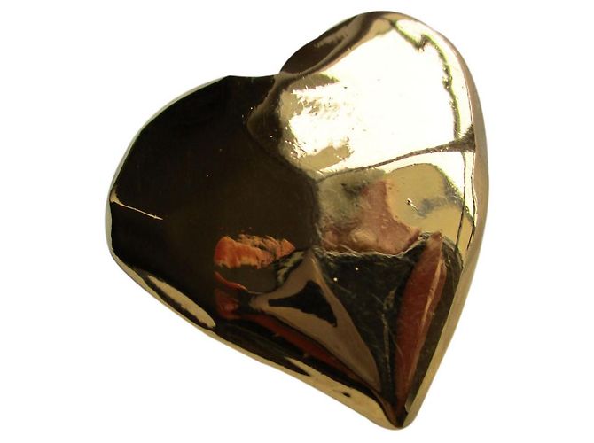 Christian Lacroix Spilla a cuore "urtato".. D'oro