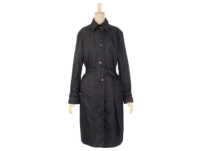 USED] Prada Coat 2way Balmacaan Coat Batting Women's Nylon Outer