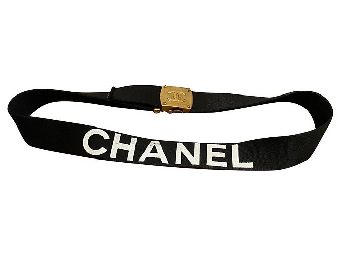 Chanel Collector 1994 Black White Gold hardware
