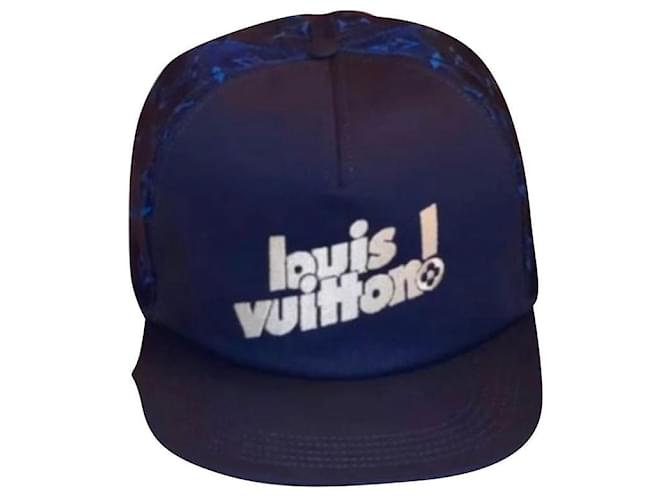 Gorra Louis Vuitton Everyday LV Azul marino  ref.446721