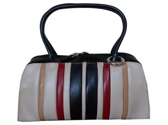 Séquoia Borse Nero Rosso Beige