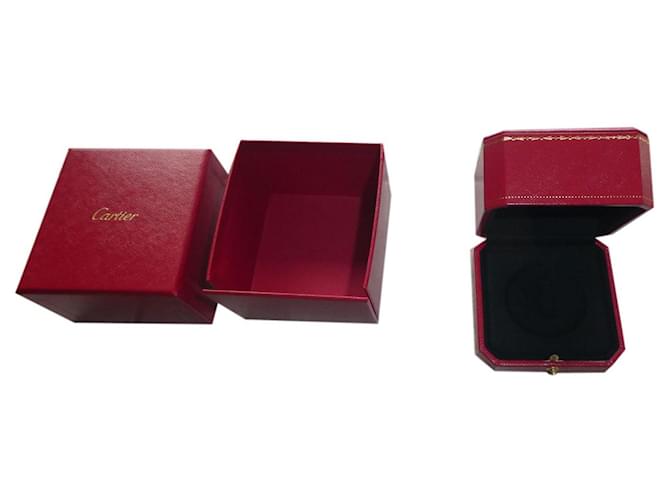 nuova scatola ad anello cartier con overbox Rosso  ref.447571
