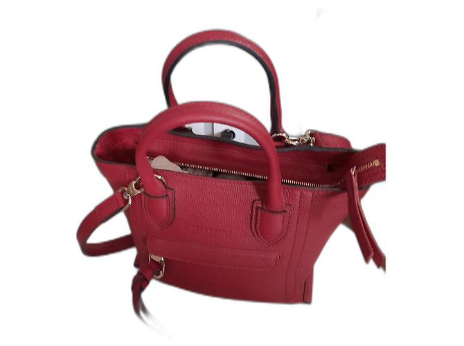 Longchamp MAILBOX Handtasche rot Leder klein