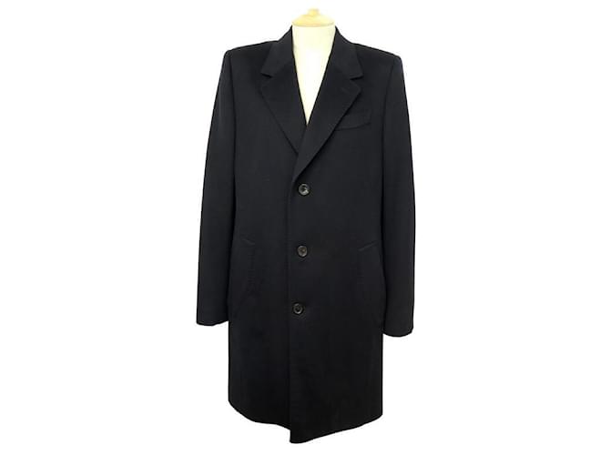 NEW LOUIS VUITTON COAT NAVY BLUE M 48 IN CASHMERE AND SILK BLUE