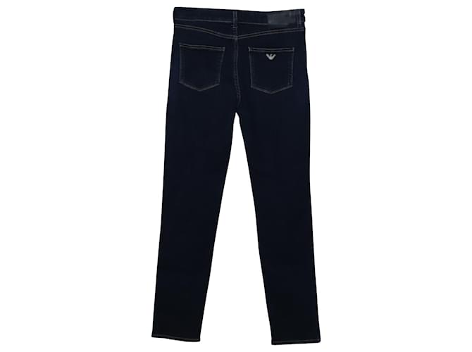 Jeans Armani Dahlia Slim Fit em algodão azul  ref.447976