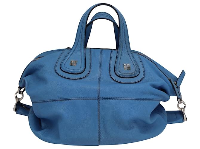 Bolso satchel Sugar Nightingale de Givenchy en piel de cabra azul cielo Cuero  ref.448100