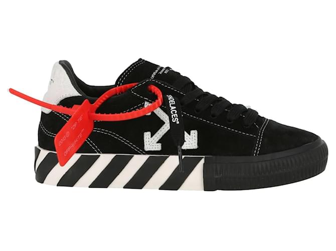 Off White Womens Arrow Vulcanized Sneakers Black ref.448165 - Joli Closet