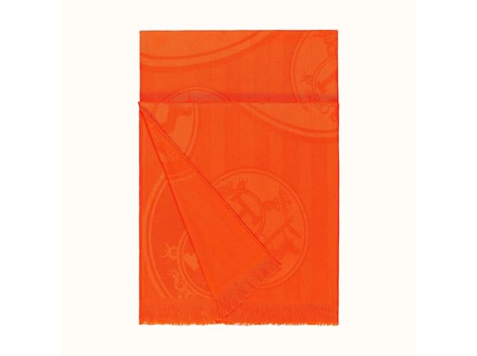 Hermès New Libris Naranja Cachemira  ref.448211