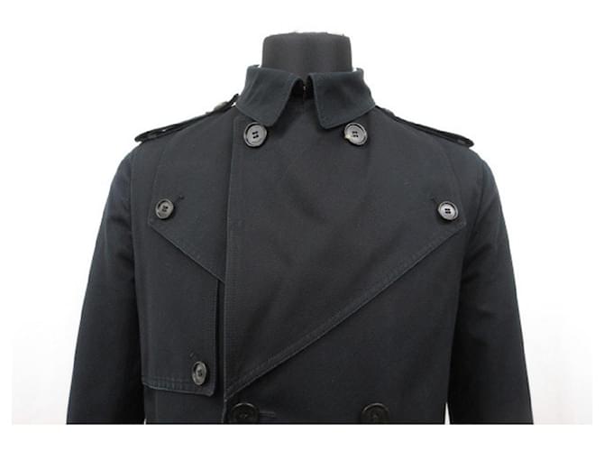 [Gebraucht] [Dior Homme] Trenchcoat mit Gürtel (Herren) Size44 Navy Kris Van Assche-Periode Dunkelblau Baumwolle Strahl  ref.448338