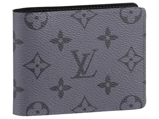 Louis Vuitton Cartera LV Slender eclipse reverso Gris