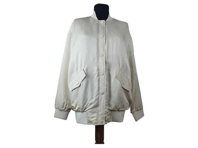 & Other Stories Bomber Jacket Ivory