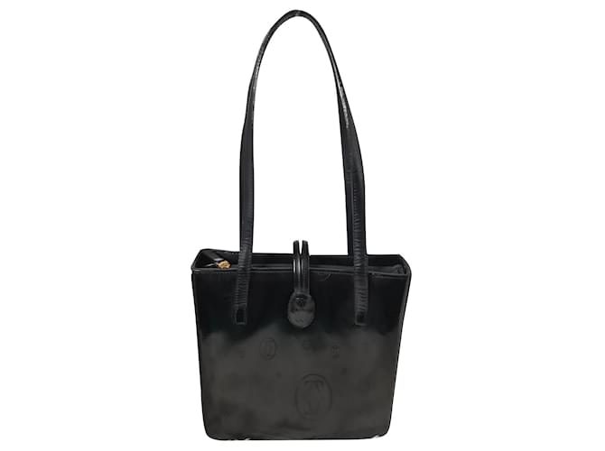 Cartier Handbags Black Patent leather  ref.449049