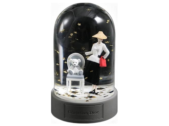 BOULE NEIGE DIOR NEUVE Verre Gris  ref.449777