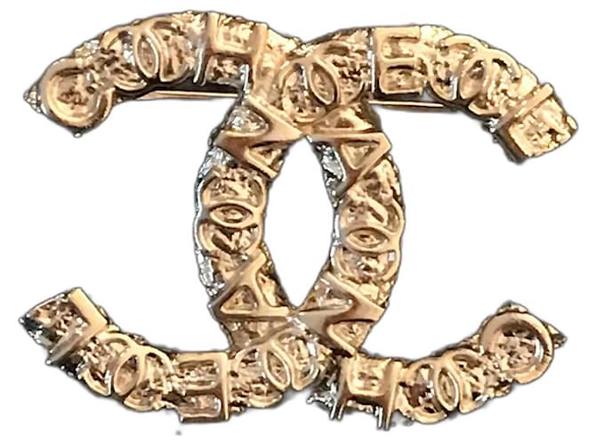 Cambon Chanel Pins & Broschen Golden Metall  ref.449781