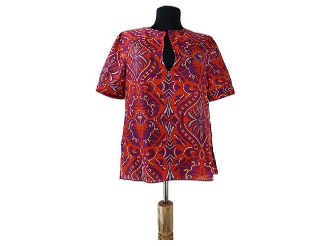 Top Diane Von Furstenberg in cotone multicolore