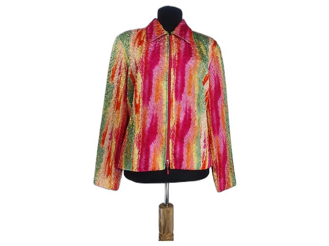 Joseph Ribkoff Multi Color Blazer Polyester Size M Multiple colors