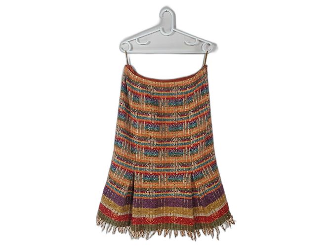 Gonna Weekend Max Mara in lana Multicolore