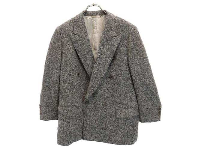 [Usado] Jaqueta de alfaiataria forrada Christian Dior M Preto x Bege Christian Dior Masculino Lã  ref.450850