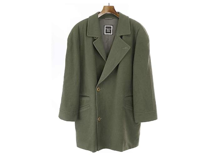 [Used]  Christian Dior Monsieur Christian Dior Mush Cashmere Blend 2B Wool Jacket Khaki M Men's  ref.450851