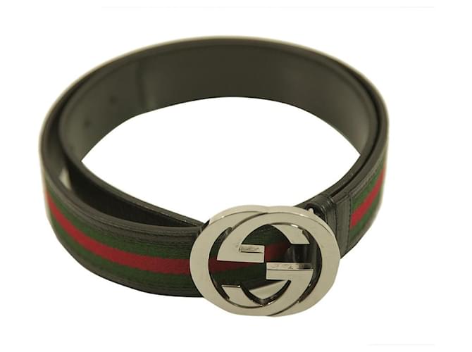 belt, black red, gucci - Wheretoget