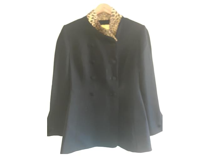 Inès de la Fressange wool jacket Black  ref.451161