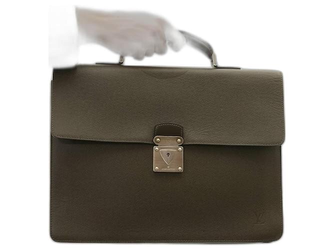 Louis Vuitton Briefcase Marrone  ref.451671