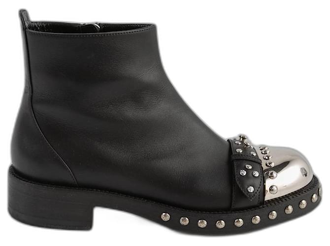 Alexander Mcqueen Stiefel Schwarz ref.451718 Joli Closet