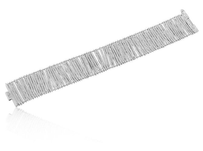 H Stern H. Pulseira Stern Filaments em ouro com diamantes