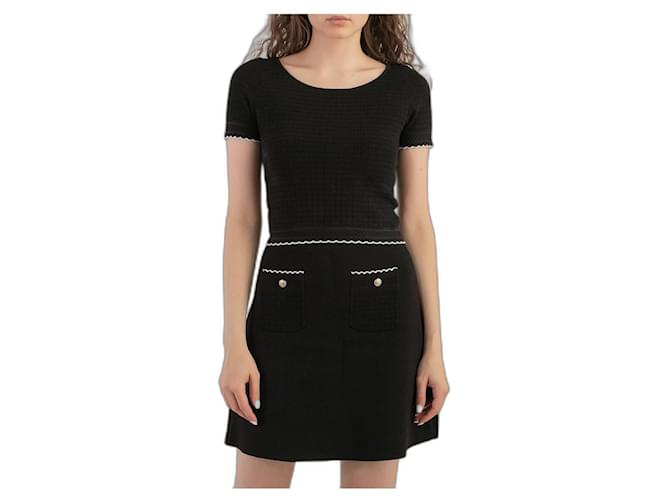 Costume Sandro Noir  ref.452619