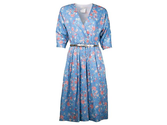 Vestido Alexander Terekhov con estampado Azul