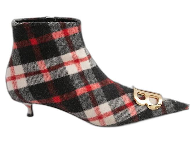 balenciaga plaid boots