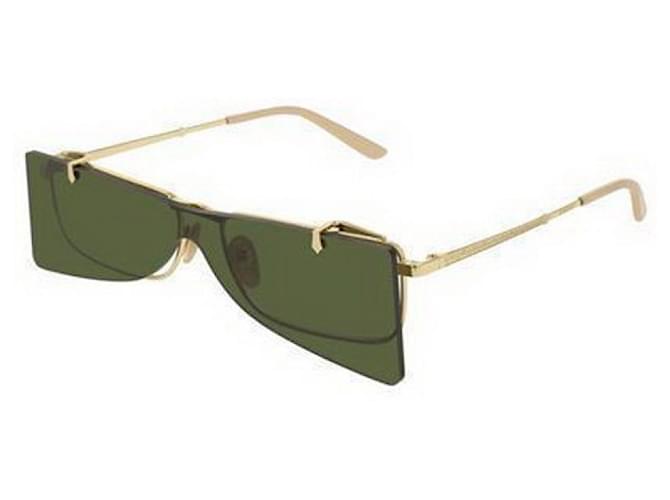 Sonnenbrille Gucci GOLD Modell GG0363S Golden Metall  ref.453543