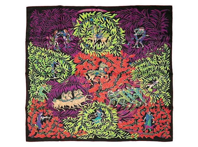 Garden Hermès Hermes scarf Multiple colors Silk  ref.454255