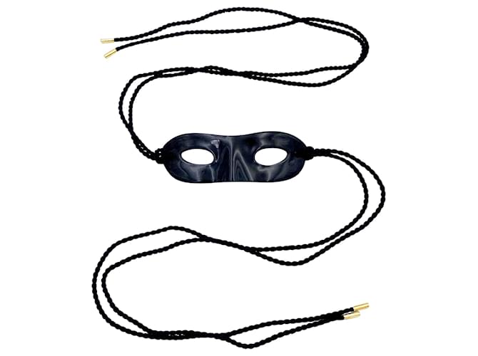 louis vuitton marc jacobs 2011 máscara de pasarela en cerámica negra Negro Cerámico  ref.454617