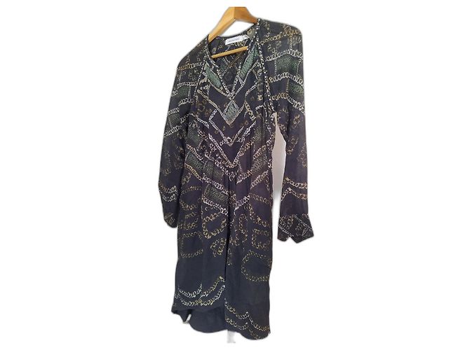 Isabel Marant Etoile Seidenbluse Khaki