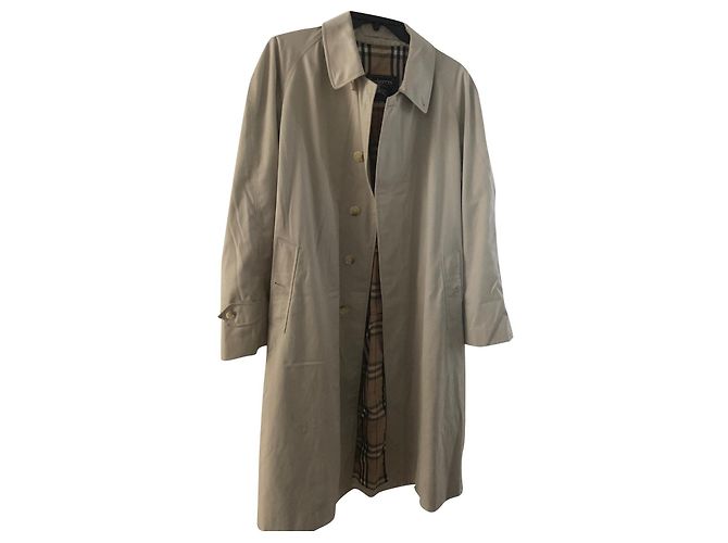 Impermeabile Burberry in cotone beige