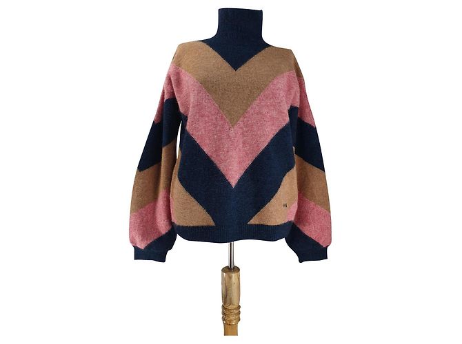 Suéter Polo Victoria Beckham Lã Multicor