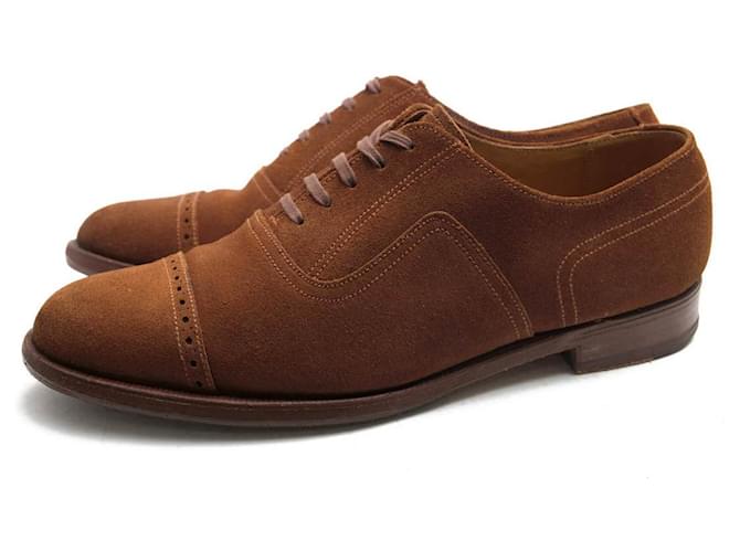 [Used]   POLO RALPH LAUREN Business Shoes Polo Ralph Lauren 2919 429 310 Cowhide Straight Tip Brown Suede Leather  ref.455026