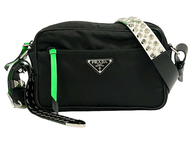 Prada Women's Black Other Materials Shoulder Bag