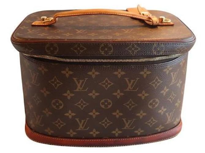 Louis Vuitton Vanity NICE Brown Cloth  ref.455172