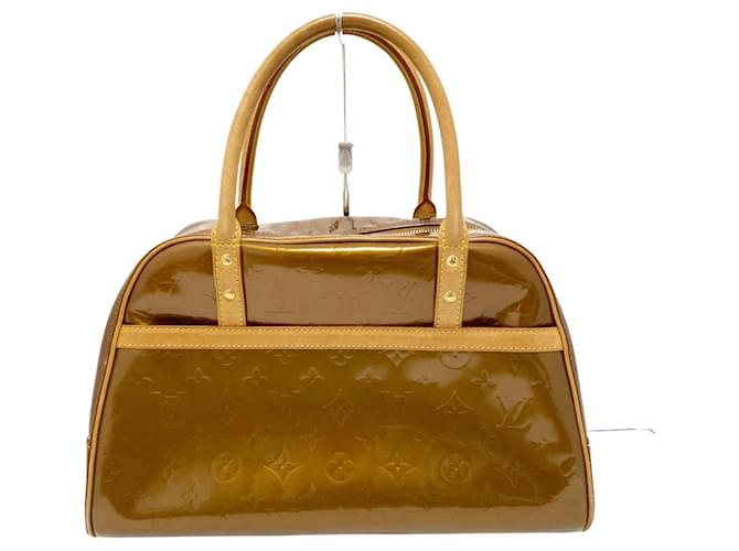 Louis Vuitton Tompkins Square Beige Patent leather ref.455252