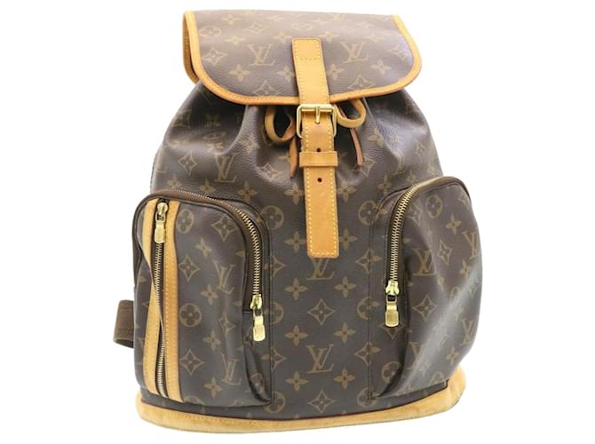 Bosphore backpack fabric backpack Louis Vuitton Brown in Cloth