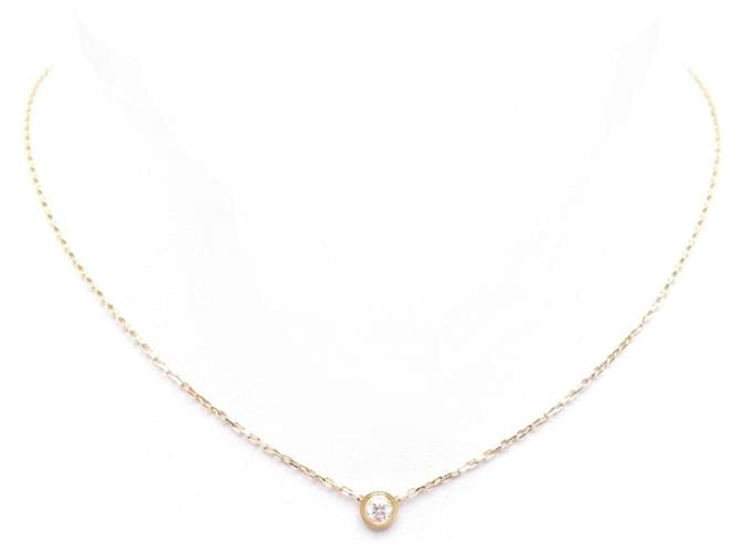 Cartier 18K Yellow Gold Diamond D'Amour XS Model Necklace – THE CLOSET