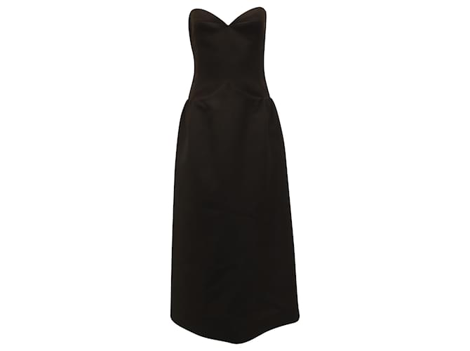 Khaite Prim Dress in Black Viscose  ref.455661