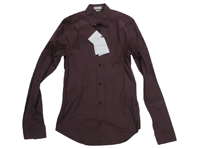 [Used] BALENCIAGA Long-sleeved shirt Purple size 37 Cotton  ref.455878