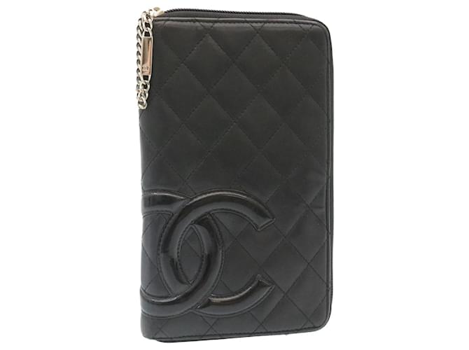 Chanel wallet Black Leather ref.307559 - Joli Closet