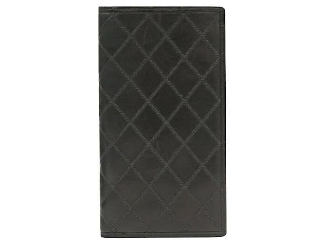 Chanel wallet Black Leather ref.456100 - Joli Closet